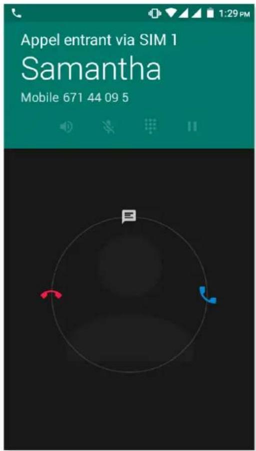 bq Aquaris M4.5 - À PARTIR DU CLAVIER DE NUMÉROTATION - 1
