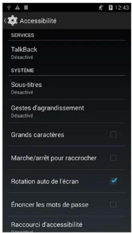bq Aquaris E5 FHD - Accessibilité - 1