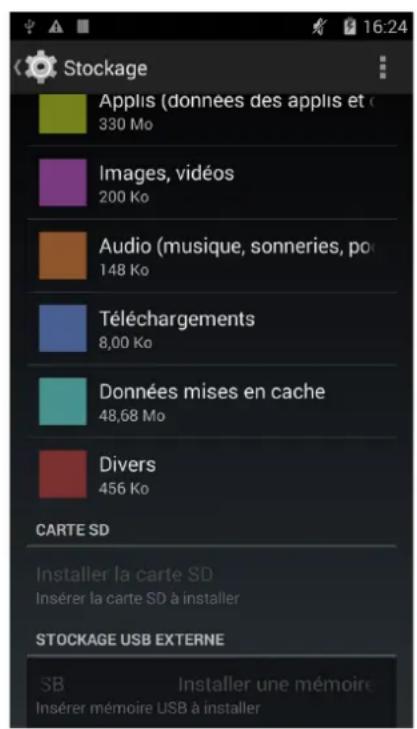 bq Aquaris E5 FHD - Stockage - 2
