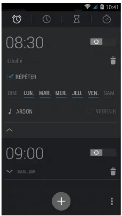 bq Aquaris E5 FHD - Horloge - 1