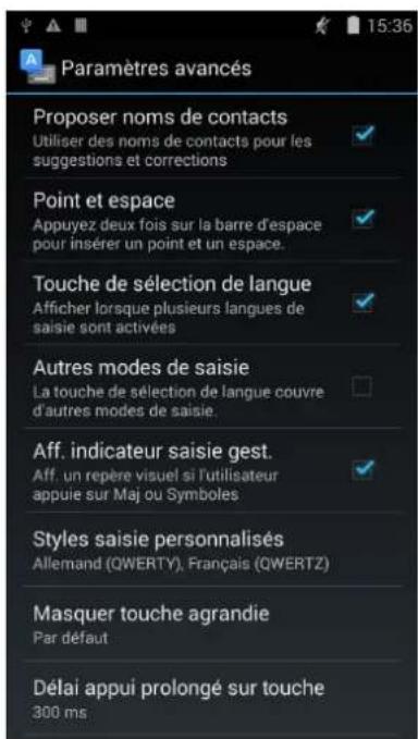 bq Aquaris E5 FHD - Langue et saisie - 3