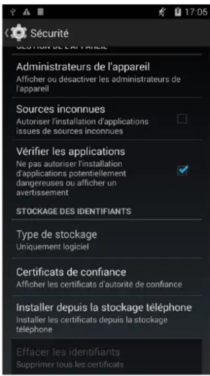 bq Aquaris E5 FHD - Applications de source inconnue - 1