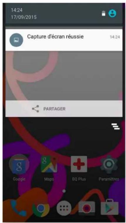 bq Aquaris M5.5 - Barre de notifications et d'vis - 1