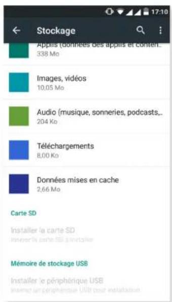 bq Aquaris M5.5 - STOCKAGE - 2