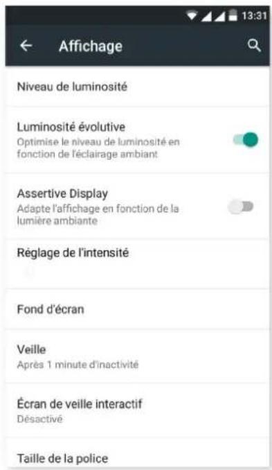 bq Aquaris M5.5 - AFFICHAGE - 1