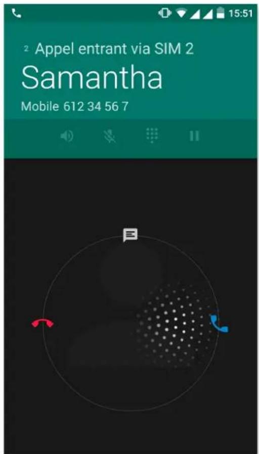 bq Aquaris M5.5 - À PARTIR DU CLAVIER DE NUMÉROTATION - 1