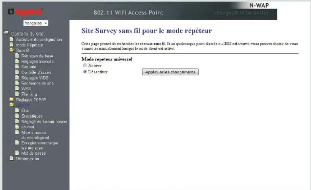 LEGRAND 067363 - / Assistant de configuration du mode repéteur - 1