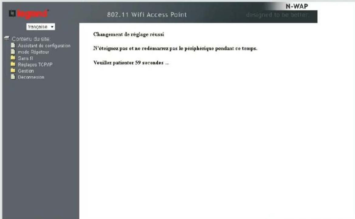 LEGRAND 067363 - Assistant de configuration du mode AP - 5