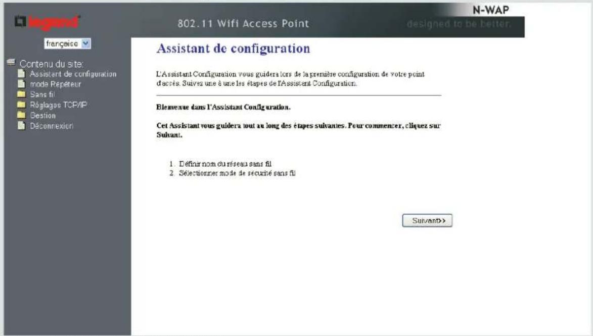 LEGRAND 067363 - / Configuration du produit par son interface web - 2