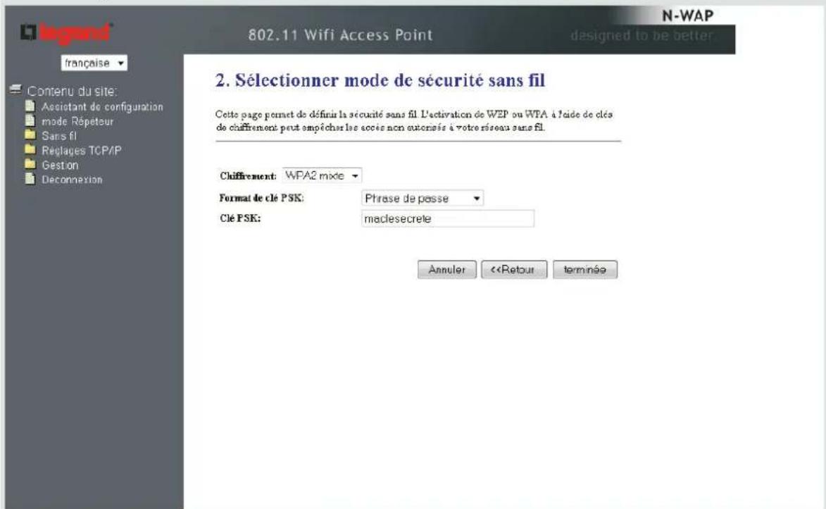 LEGRAND 067362 - Assistant de configuration du mode AP - 4