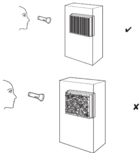 TROTEC TTK 175 S - Contrôle visuel de l'intérieur de l'appareil pour détector des encrasements - 1