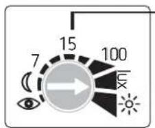 THEBEN TheLuxa S360 BK - Réglage de la luminosité (Lux) - 1