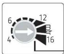 THEBEN TheLuxa P220 WH - Réglage de la sensibilité (mètre) - 1