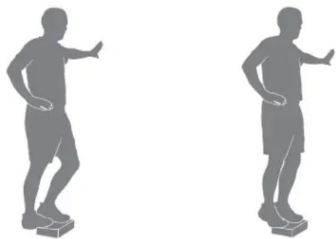 BOWFLEX Max Trainer M5i - Étirement des talons - 1