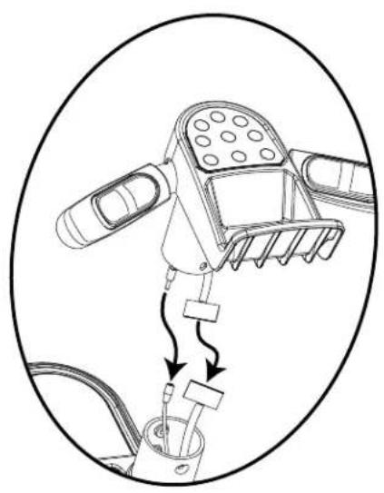 BOWFLEX Max Trainer M5i - Connectez la poignée statique au châssis - 1