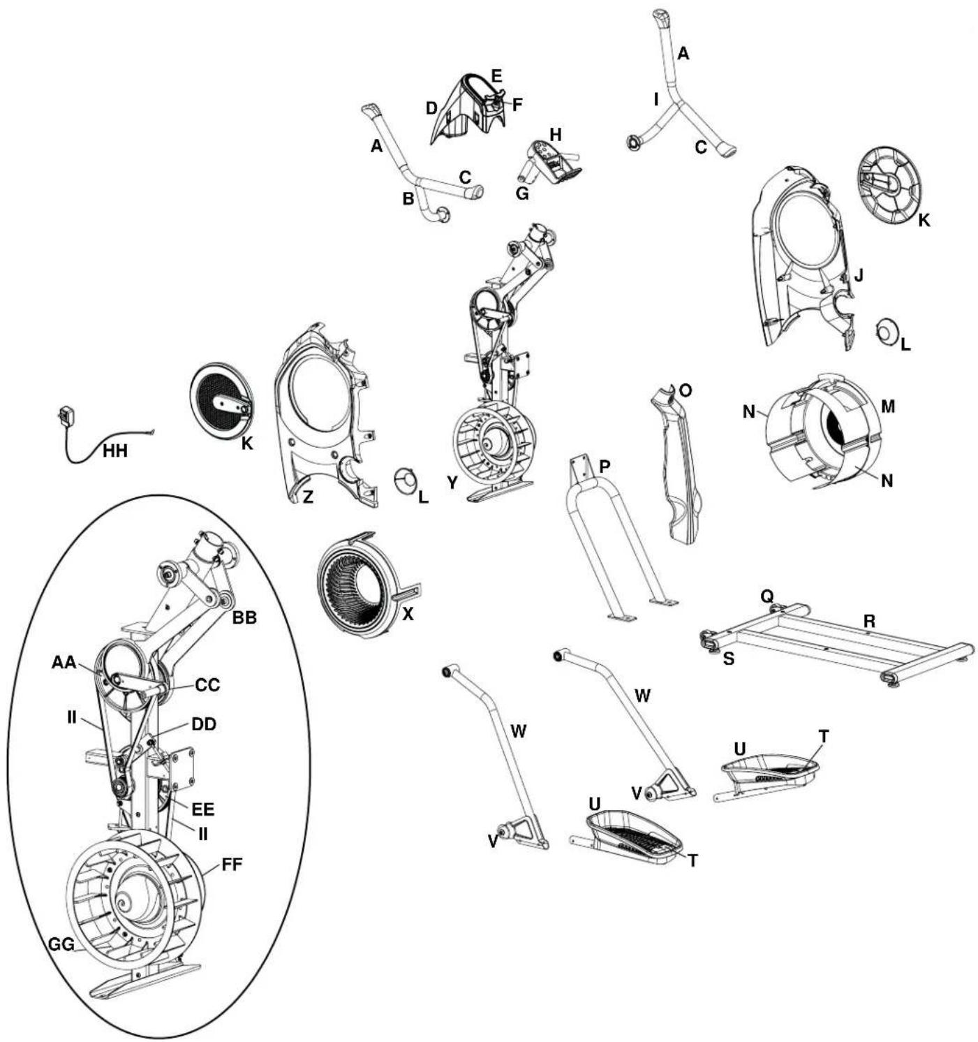 BOWFLEX Max Trainer M5i - Tous les mois ou au bout de 20 heures d'utilisation : - 4