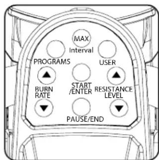 BOWFLEX Max Trainer M5i - Mode Paused/Results (pause/résultats) - 1