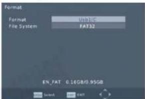 August DTV905 - Formatage - 1