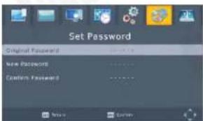 August DTV905 - Définir mot de passage - 1