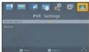 August DTV905 - Paramétres PVR (Enregistreur) - 1