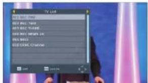 August DTV905 - List des Chaines - 1