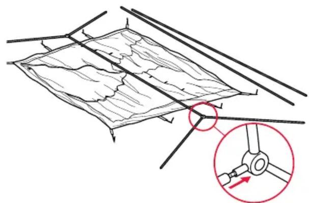 MSR Mutha Hubba - Preparez la TENTE et les arceaux - 1