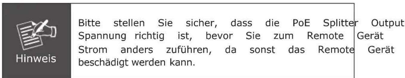 Planet POE151 - PoE Injektor und PoE Splitter Installation - 2