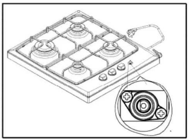 AYA APG460W - Réglage de la position de flamme réduite - 1