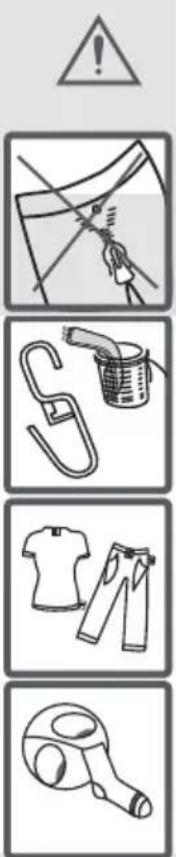 AYA ALF1202 - ATTENTION : AVERTISSEMENT : Les defaults qui résultat de l'introduction de pieces étrangères dans votre lave-linge ne sont pas couverts par la garantie. - 1