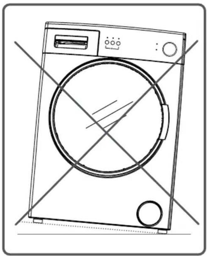 AYA ALF0602 - CHAPITRE -3 : INSTALLATION DE VOTRE LAVE-LINGE REGLAGE DES PIEDS - 1