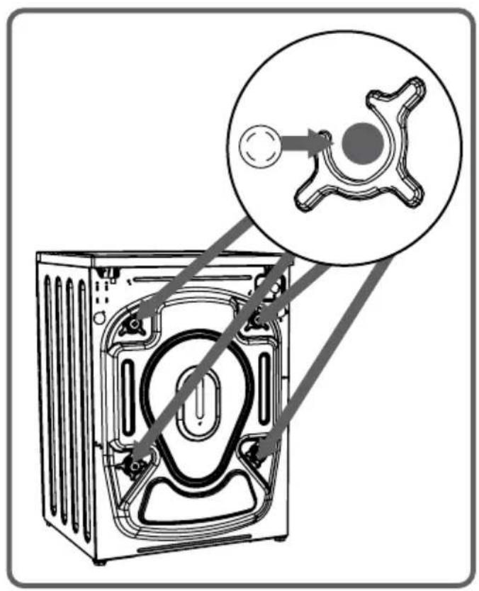 AYA ALF0602 - CHAPITRE -3 : INSTALLATION DE VOTRE LAVE-LINGE (RETRAIT DES VIS DE BRIDAGE TRANSPORT) - 2