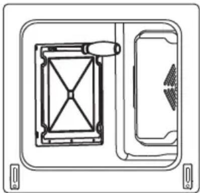 AYA ACG60W - Pour enlever le panneau catalyse - 1