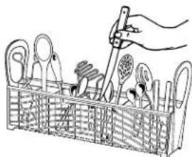 Estate TUD6710WB - Loading Silverware Basket - 1