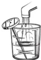 Estate TUD6710WB - To check water temperature - 1