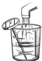 Estate TUD6710WD - To check water temperature - 1