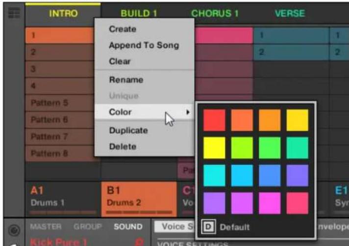 NATIVE INSTRUMENTS Maschine Mikro MK2 - Changer la couleur d'une scène - 1