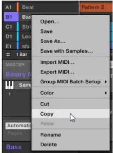 NATIVE INSTRUMENTS Maschine Mikro MK2 - Sauvegarder un groupe modifié en tant que nouveau groupe - 3