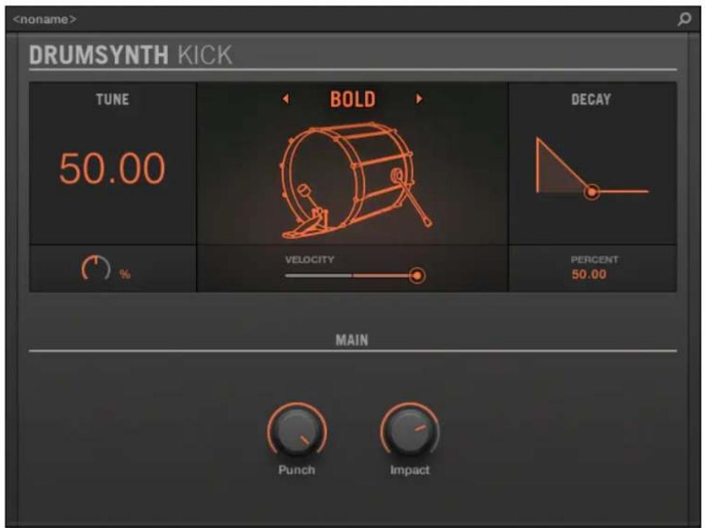 NATIVE INSTRUMENTS Maschine Mikro MK2 - Apparence commune au sein du plug-in strip (affichage mix) - 1