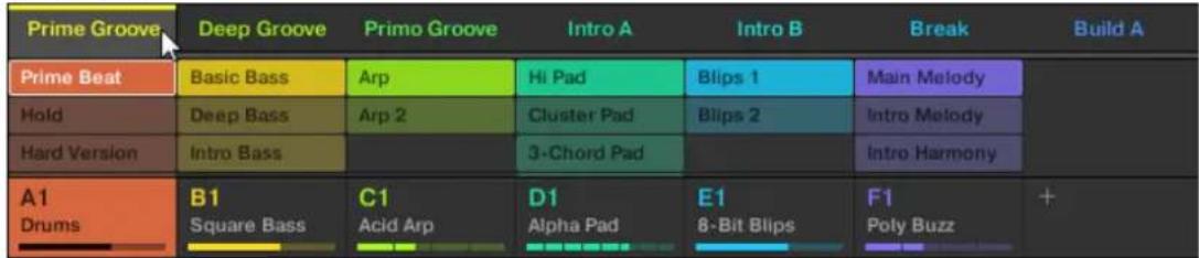 NATIVE INSTRUMENTS Maschine Mikro MK2 - Réordonner les scènes - 1