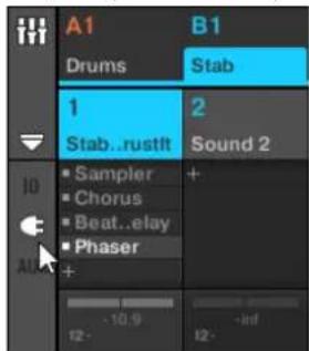 NATIVE INSTRUMENTS Maschine Mikro MK2 - Ajouter un effet en affichage mix - 4