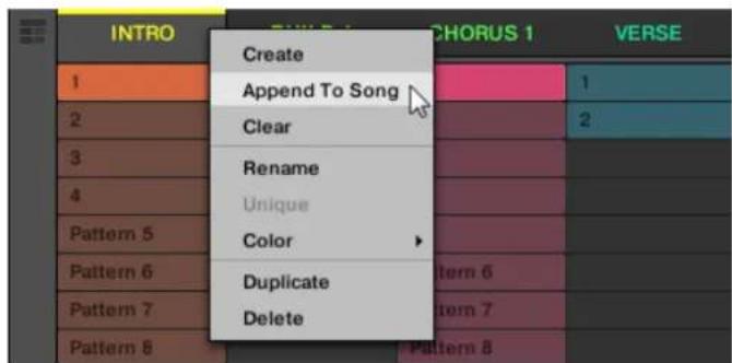 NATIVE INSTRUMENTS Maschine Mikro MK2 - Ajouter une scène à la fin de l'arrangement dans le logiciel - 1