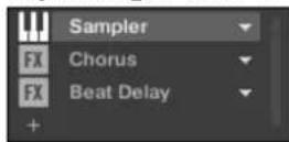 NATIVE INSTRUMENTS Maschine Mikro MK2 - Charger l'effet dans un nouveau slot - 2