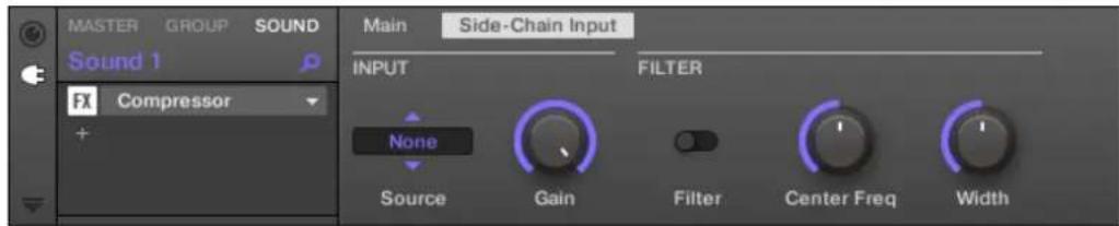 NATIVE INSTRUMENTS Maschine Mikro MK2 - Qu'est-ce qu'une entrée side-chain? - 2