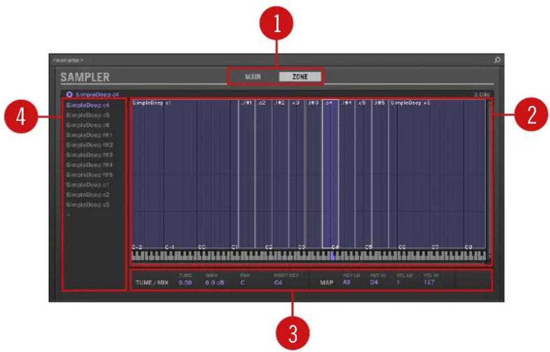 NATIVE INSTRUMENTS Maschine Mikro MK2 - Sampler - volet ZONE - 1