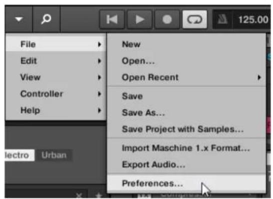 NATIVE INSTRUMENTS Maschine Mikro MK2 - Préférences - 2