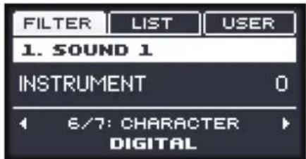 NATIVE INSTRUMENTS Maschine Mikro MK2 - Sélectionner des tags (attributes) pour les preset d'instrument et d'effet - 1