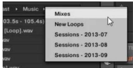 NATIVE INSTRUMENTS Maschine Mikro MK2 - Utiliser la location bar - 3