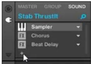 NATIVE INSTRUMENTS Maschine Mikro MK2 - Charger l'effet dans un nouveau slot - 3