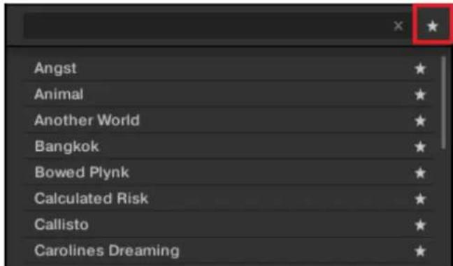 NATIVE INSTRUMENTS Maschine Mikro MK2 - Utiliser les favoris dans le browser - 1