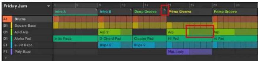 NATIVE INSTRUMENTS Maschine Mikro MK2 - Ajuster la longueur d'une section - 1